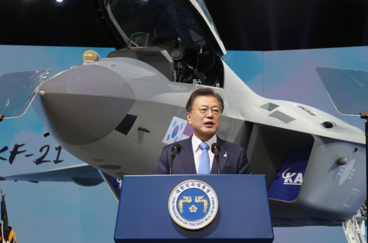 S. Korea to begin KF-21 fighter production, deploy up to 120 units by 2032: Moon
