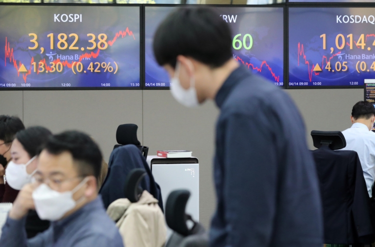 Seoul stocks up for 3rd day on strong jobs data, eased inflation woes