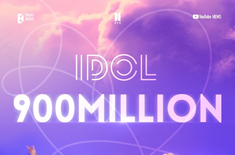 BTS music video 'Idol' breaks 900m YouTube views
