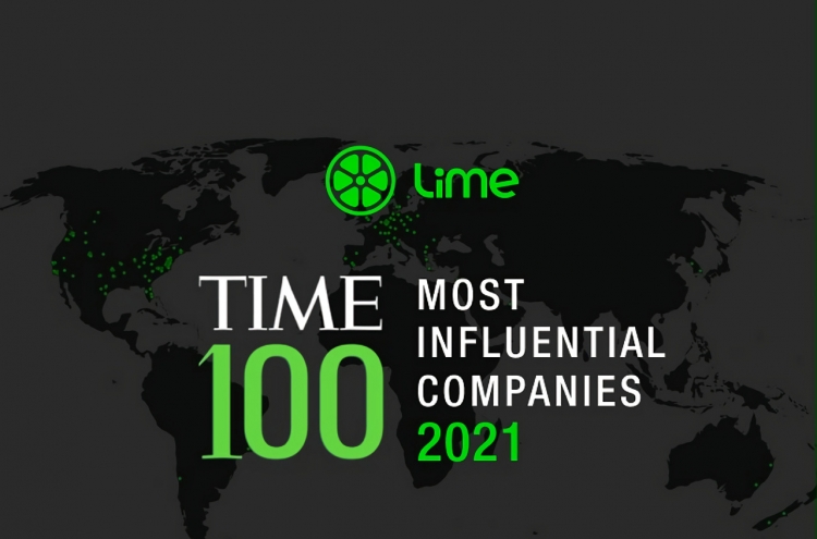 Lime makes Time’s list of 100 most influential companies