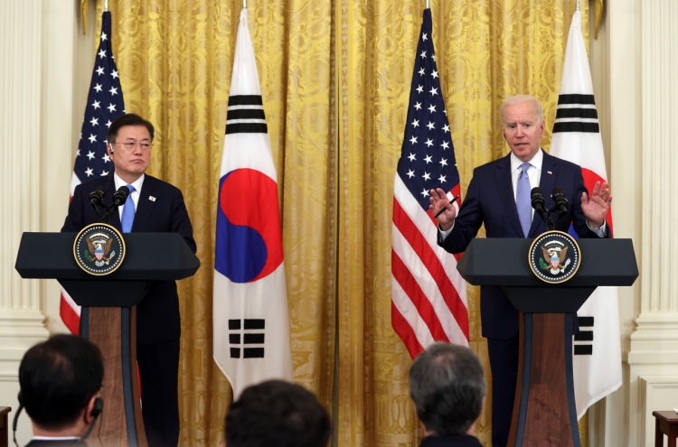 Moon, Biden agree to bolster chip alliance, lift missile ban