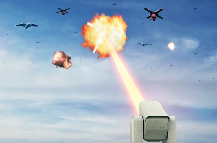 Hanwha to localize laser beam tech to shoot down drones