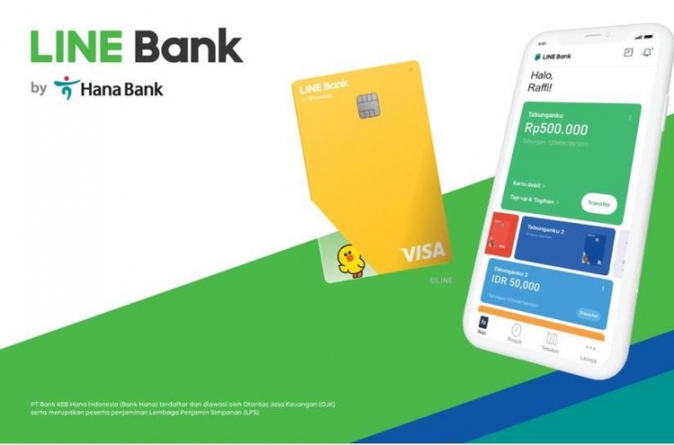 Hana Financial, LINE launches internet-only bank in Indonesia