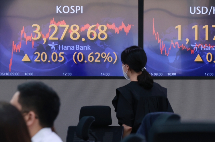 Seoul stocks set fresh high for 3rd day ahead of FOMC results