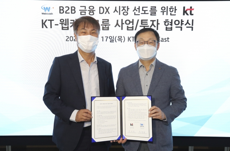 KT invests W23.6b in country’s largest enterprise fintech firm