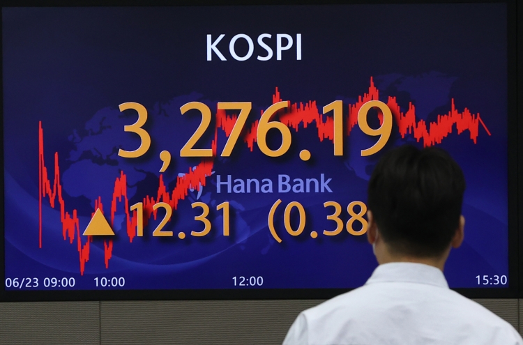 Seoul stocks up for 2nd day on Fed chief's soothing comments