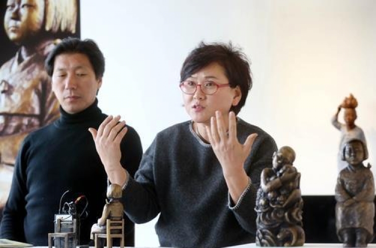 Sculptor couple slam Japan for trying to distort history of war crimes