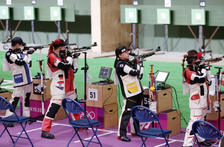 [Tokyo Olympics] Rifle shooters falter in bid for S. Korea's first medal