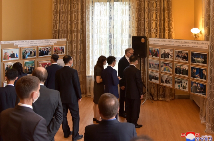 NK officials attend Russian Embassy's exhibition, resume in-person diplomacy