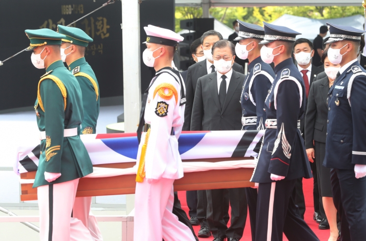 Independence fighter laid to rest in S. Korea, 78 years after death in Kazakhstan