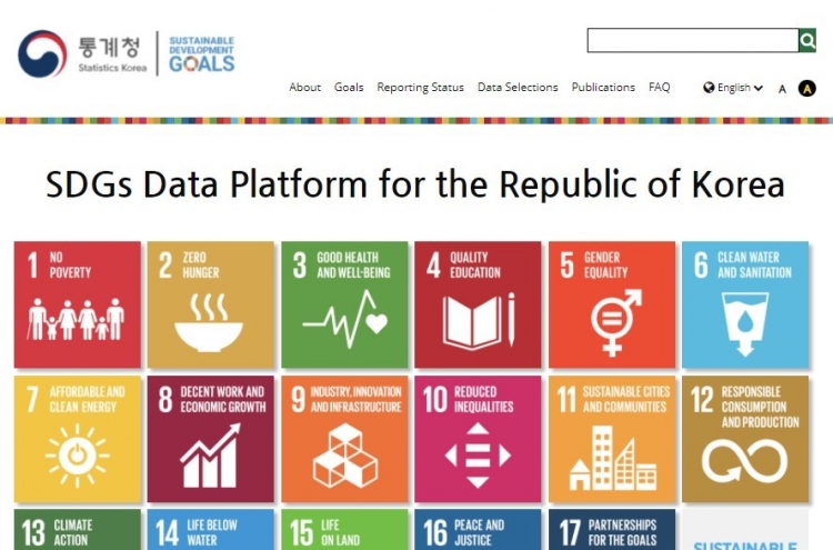 Statistics agency opens English service of data platform on SDGs
