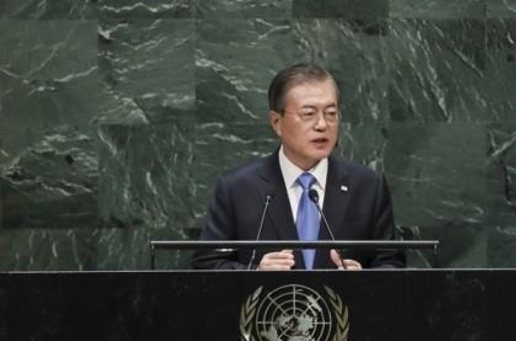 Moon in New York for UN speech during Chuseok holiday in Korea