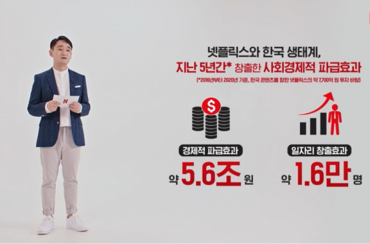 Netflix says it brought W5.6tr into Korean economy