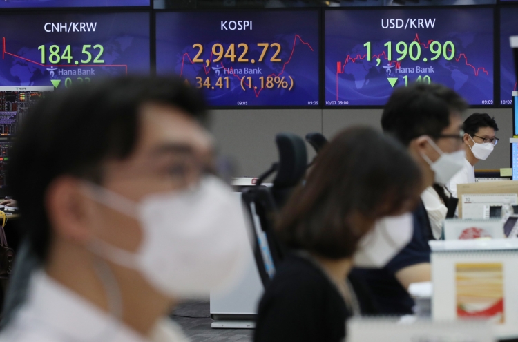 Seoul stocks jump on stabilizing currency market, move to ease supply bottleneck