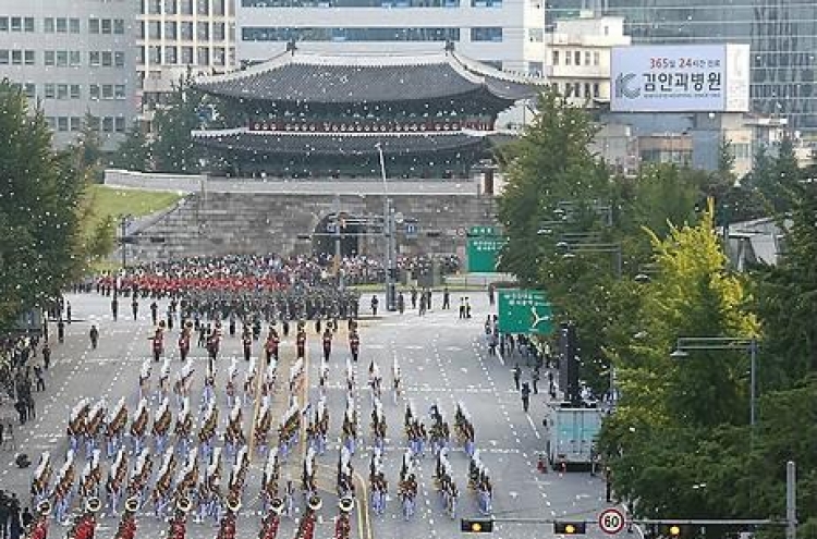 S. Korea eyes large-scale military parade to mark Armed Forces Day next year
