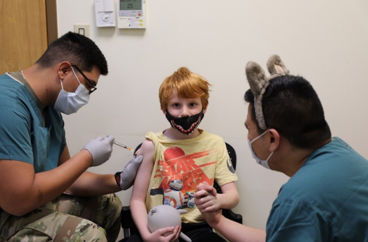 USFK begins COVID-19 inoculation program for affiliated children