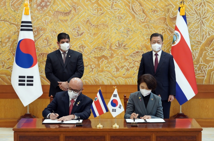 S. Korea, Costa Rica vow to boost trade, investment during ministerial talks