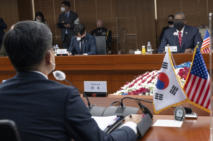 S. Korean, US defense chiefs to discuss OPCON transfer, China