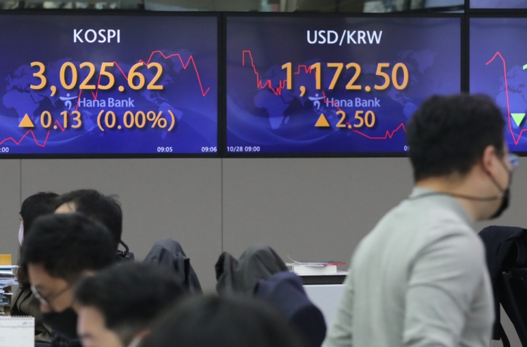 Seoul stocks snap 7-day winning streak on virus woes