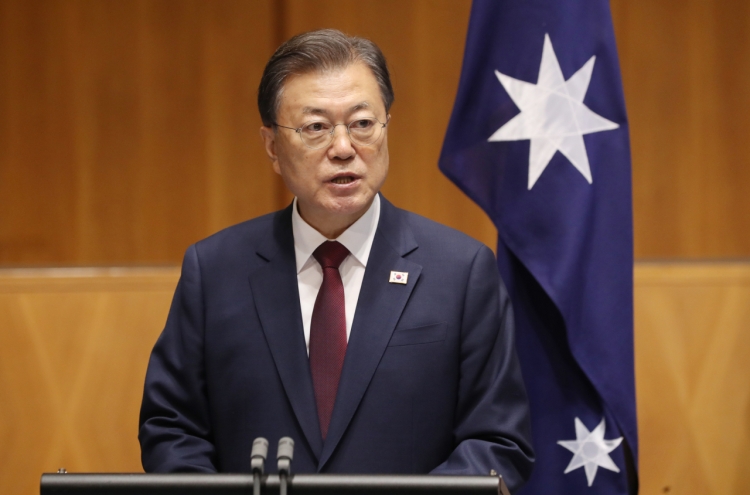 Moon says US, China, N. Korea agree in principle on end-of-war declaration
