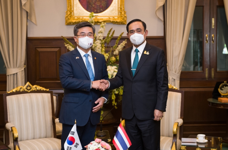 Korea, Thailand discuss defense cooperation