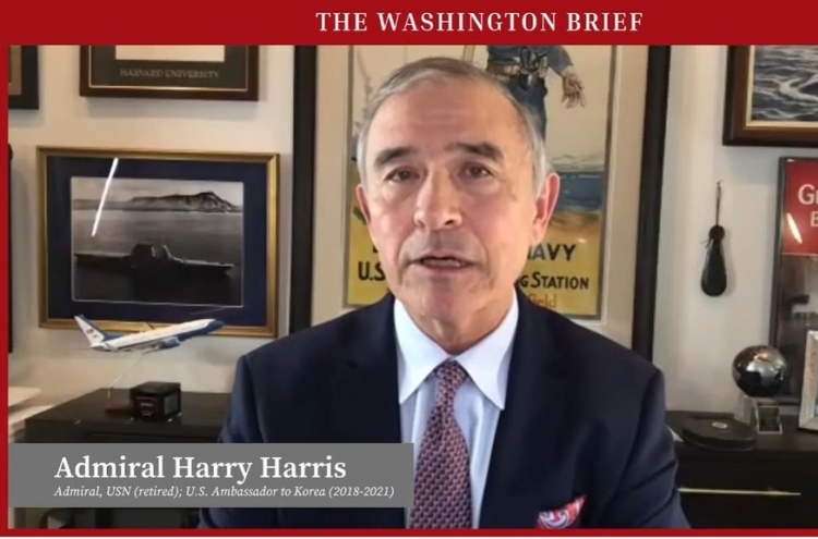 US must not reward N. Korea with end of war declaration before talks: Harry Harris