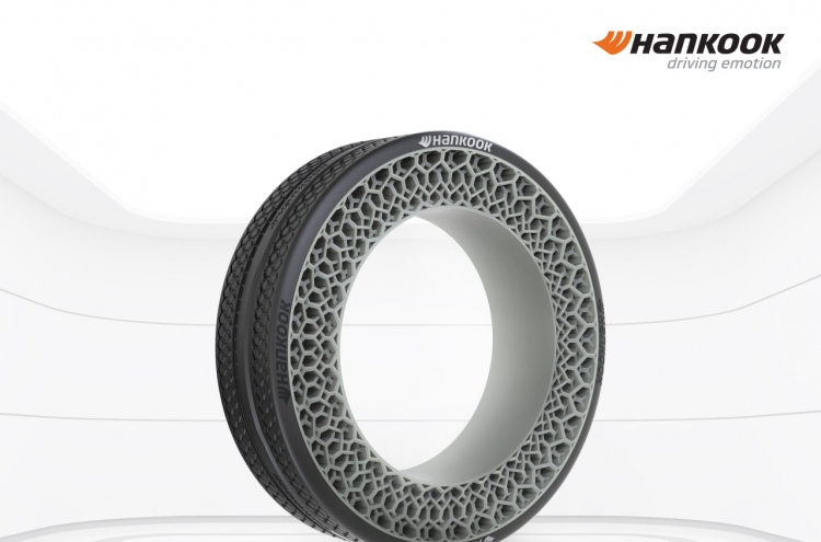 [CES 2022] Hankook Tire unveils airless tire i-Flex