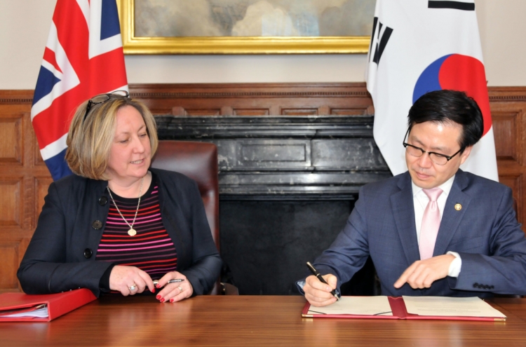 S. Korea, Britain agree to launch talks on FTA revision