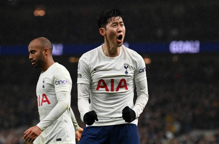 Son Heung-min scores in 2nd straight match for Tottenham