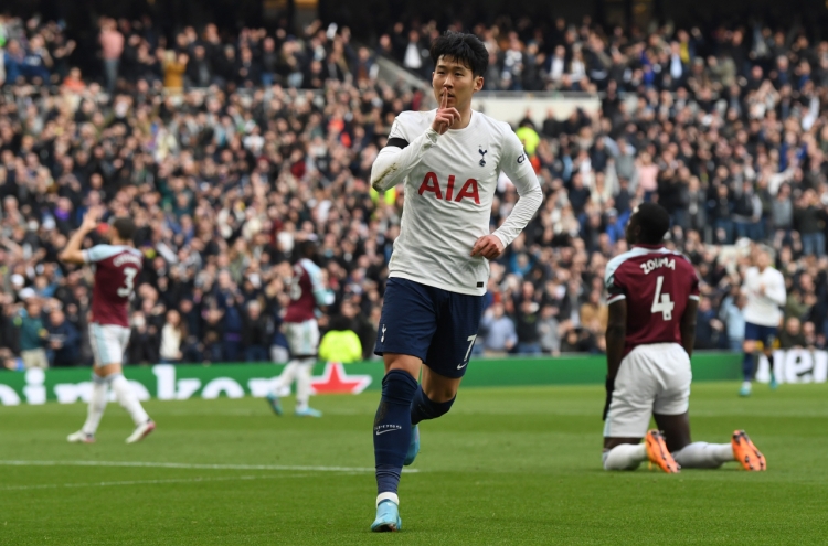Son Heung-min grabs brace in Tottenham's win over West Ham
