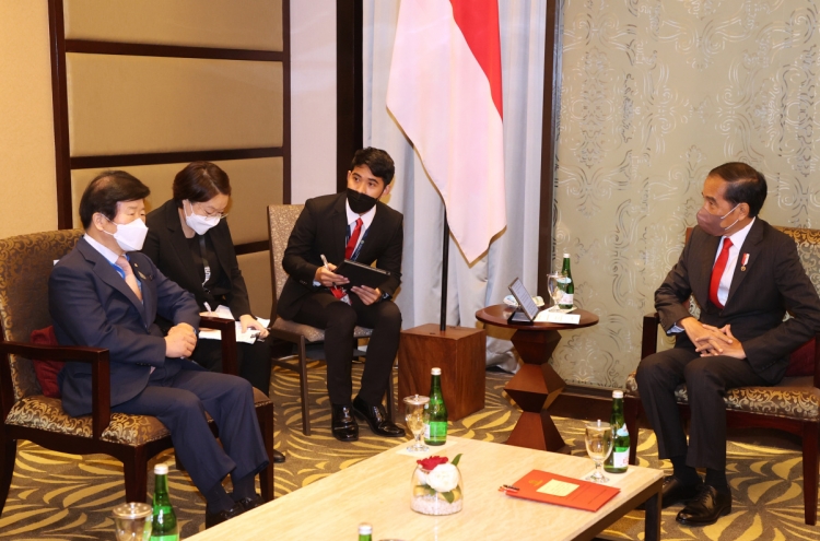 Assembly Speaker shares Korea’s experience on administrative city relocation with Jokowi