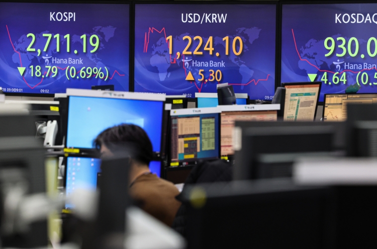Seoul stocks nearly flat amid Ukraine woes, hawkish Fed