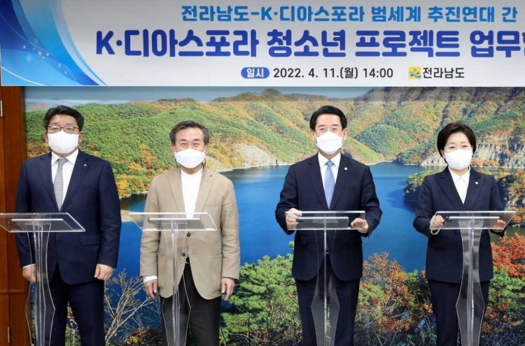South Jeolla Province to support young ethnic Koreans abroad