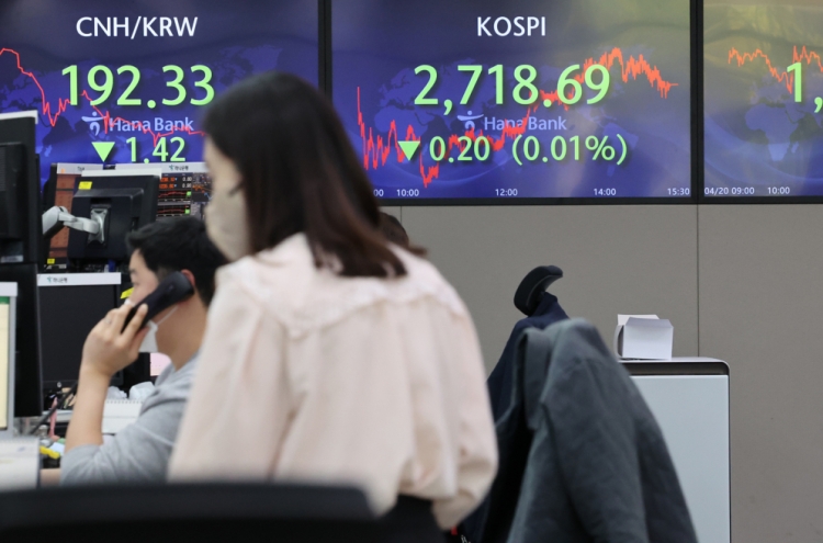 Seoul shares end nearly flat amid global uncertainties