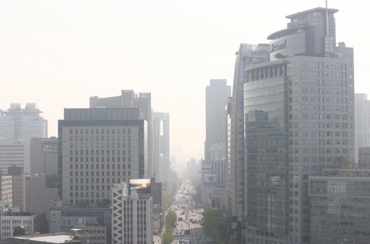 Fine dust levels to soar to 'very bad' in central S. Korea due to yellow dust