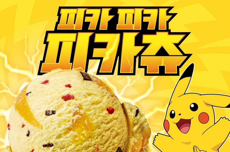 Pokemon gets ice cream, doughnut treat