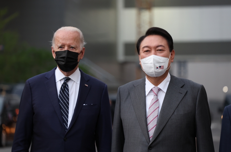 Yoon, Biden set to hold first summit on N. Korea, economy