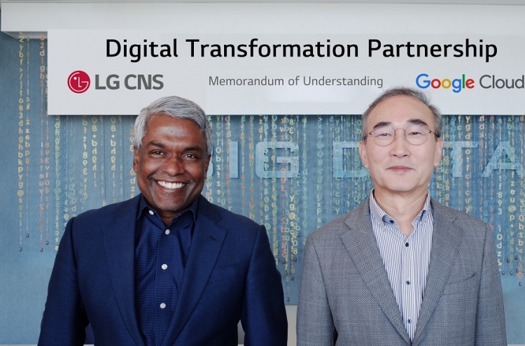 LG CNS becomes first S. Korean DX partner for Google Cloud