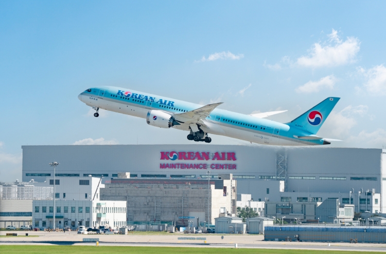 Korean Air named world's 9th best air carrier by Skytrax