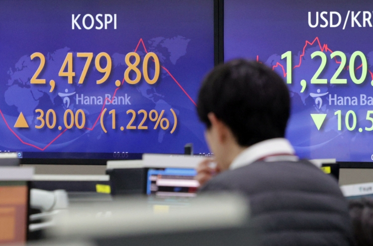 Seoul shares open higher after Powell's comments