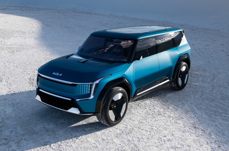 Kia to begin EV9 production in 1st half of this year