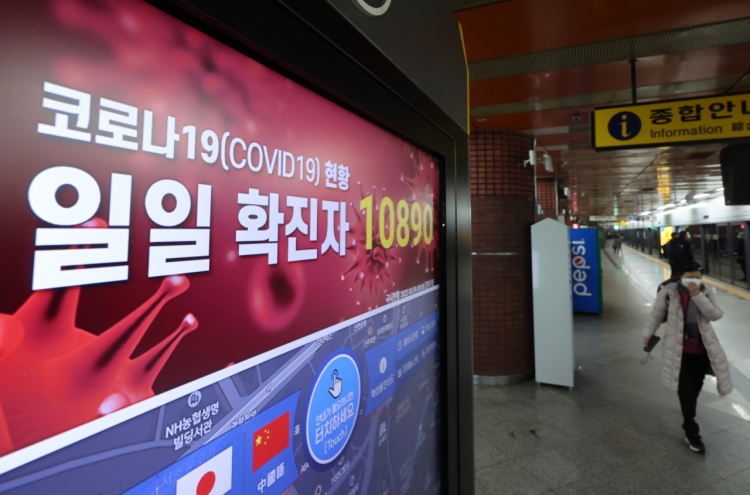 S. Korea's new COVID-19 cases fall below 10,000