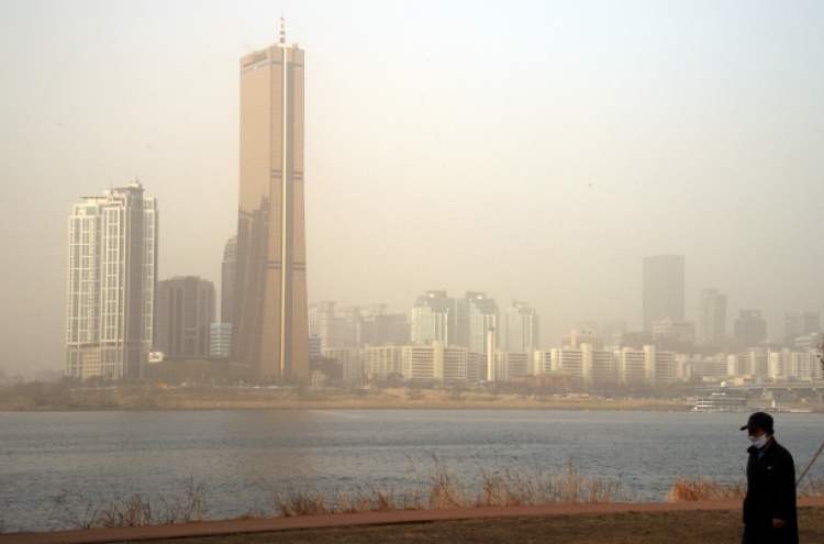 Sandstorm from China forecast to push up fine dust levels in S. Korea