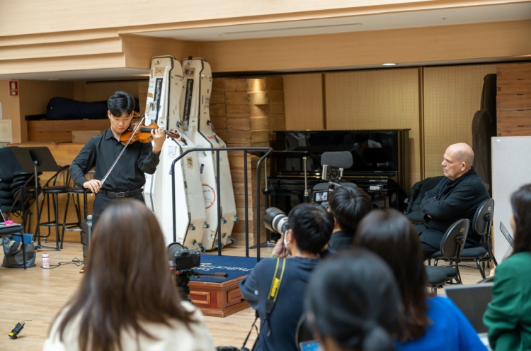 [Herald Interview] 'Music is everything to me,' Gong Min-bae, violinist with autism, says