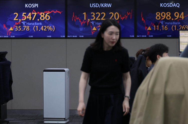 Seoul shares up for 3rd session amid expectation for less aggressive US rate hike