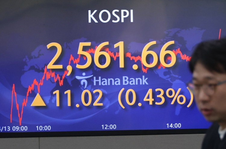 Seoul shares up for 5th day amid looming recession; Korean won sharply up