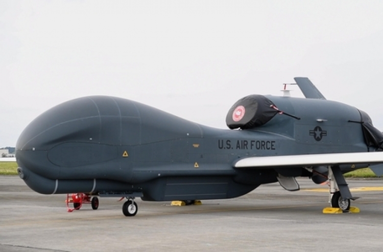 US reconnaissance drones arrive at air base in Japan