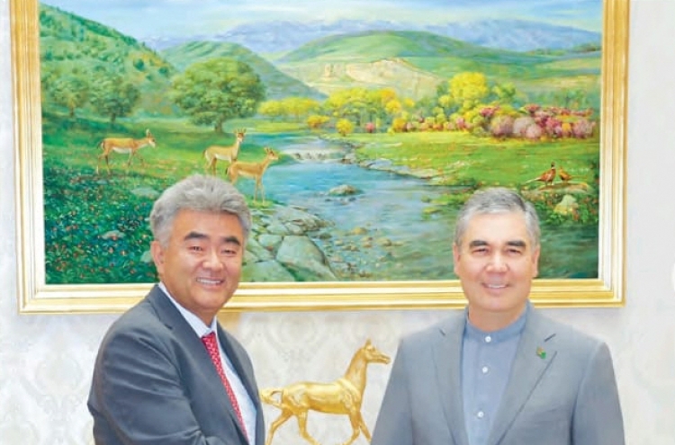 Daewoo E&C chief meets with Turkmenistan leaders