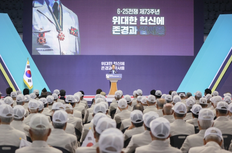 S. Korea calls for peace through strength on 73rd Korean War anniversary