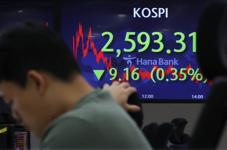 Seoul shares end lower on profit-taking